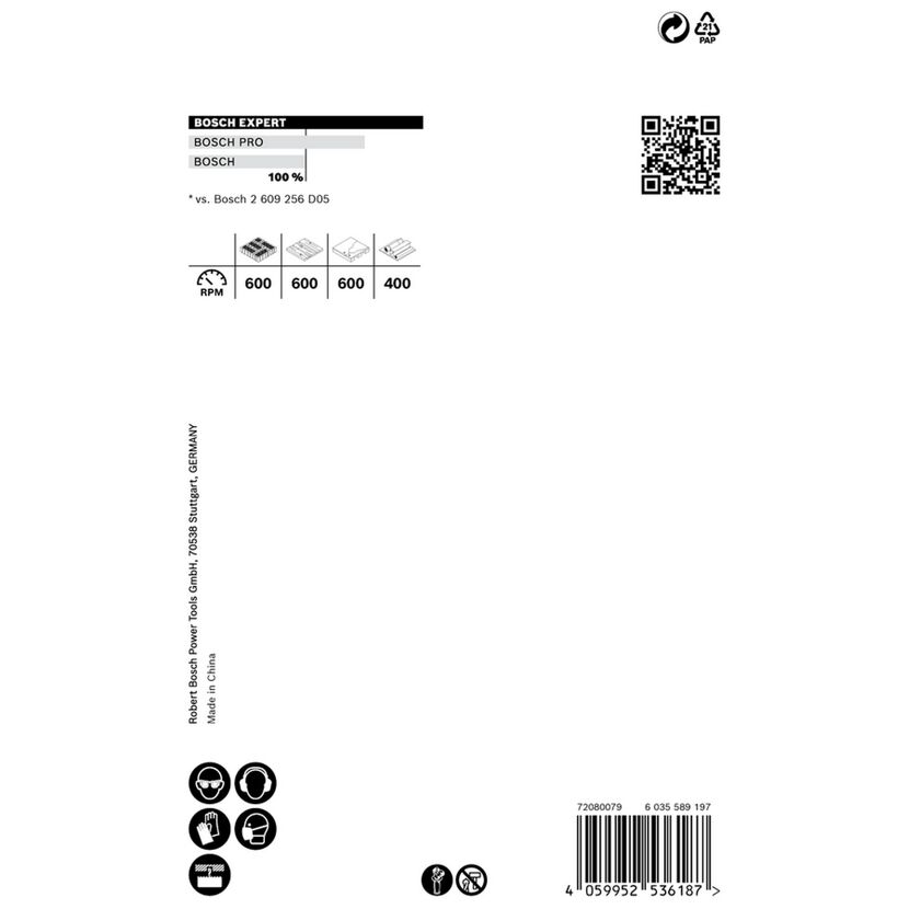 Lochsäge 'EXPERT Construction Material' 73 x 60 mm