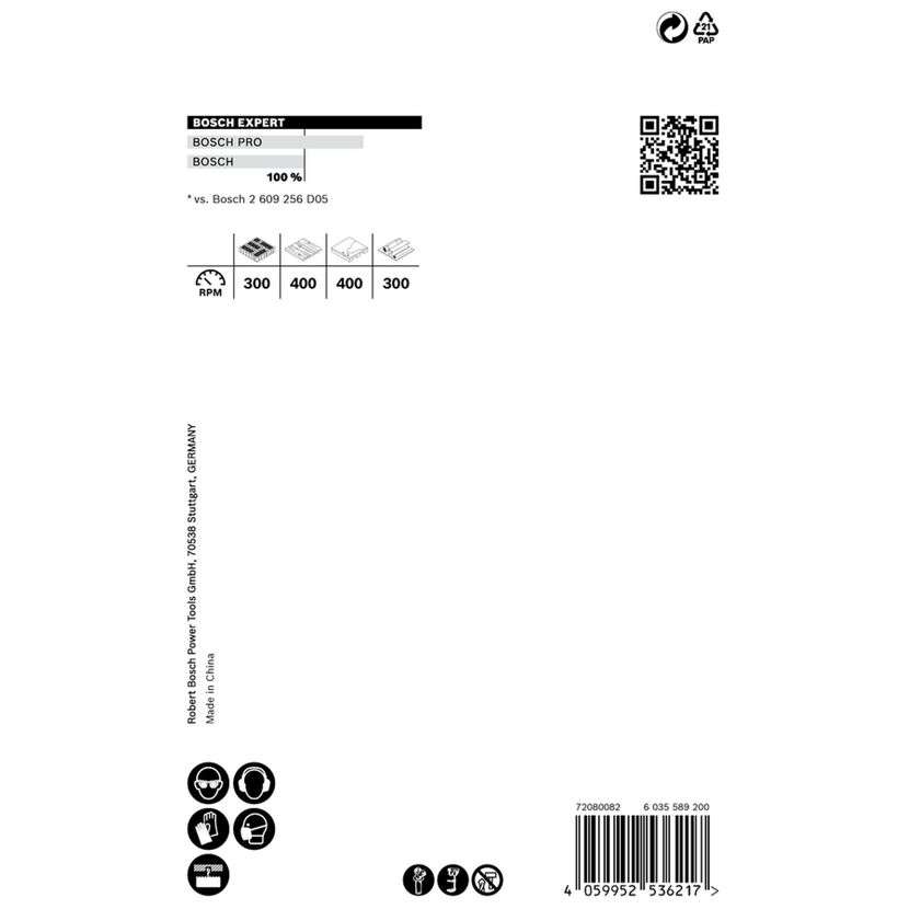 Lochsäge 'EXPERT Construction Material' 80 x 60 mm