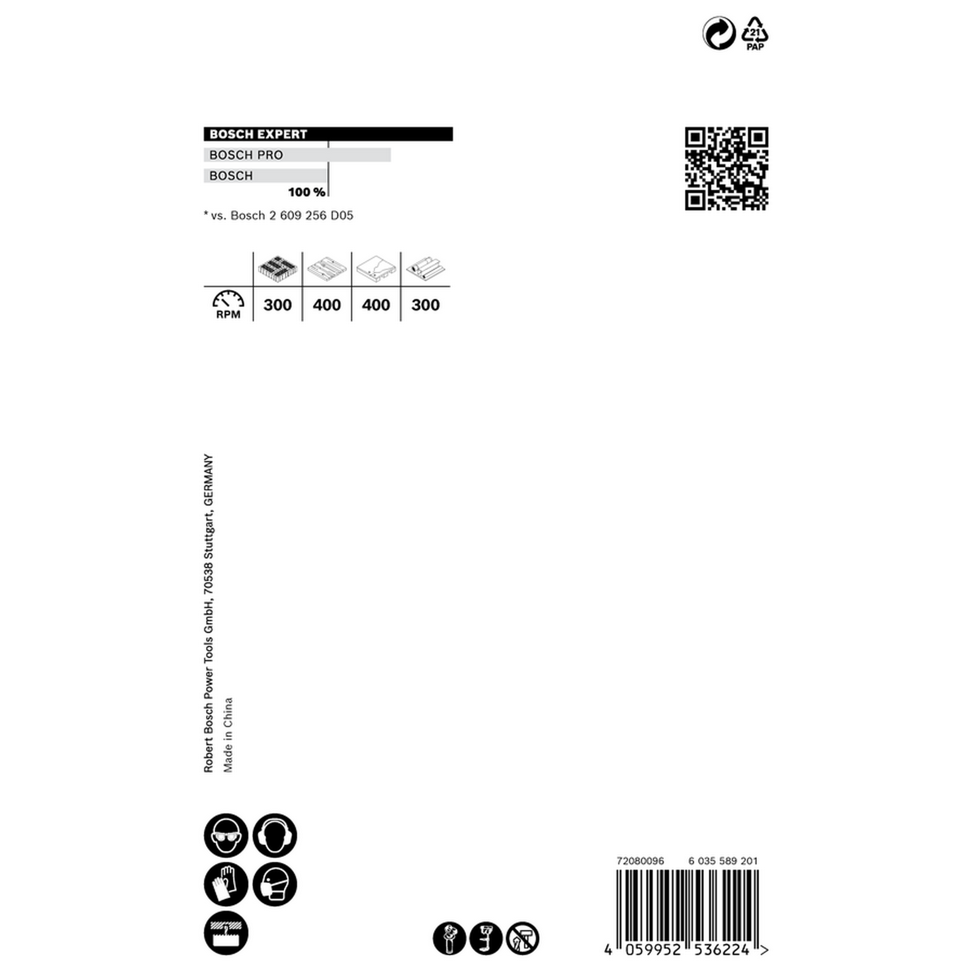 Lochsäge 'EXPERT Construction Material' 83 x 60 mm