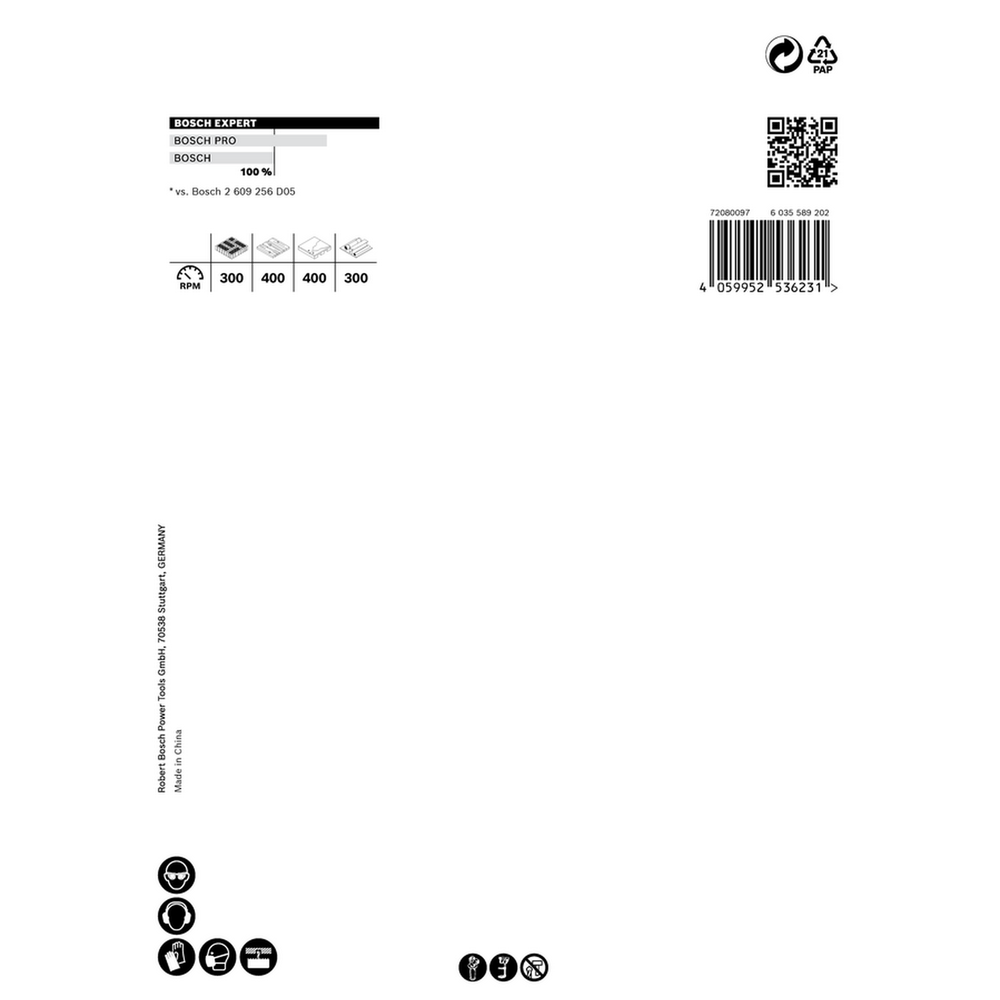 Lochsäge 'EXPERT Construction Material' 86 x 60 mm