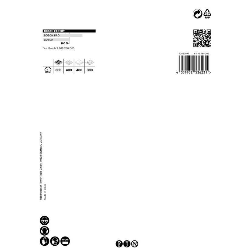 Lochsäge 'EXPERT Construction Material' 86 x 60 mm