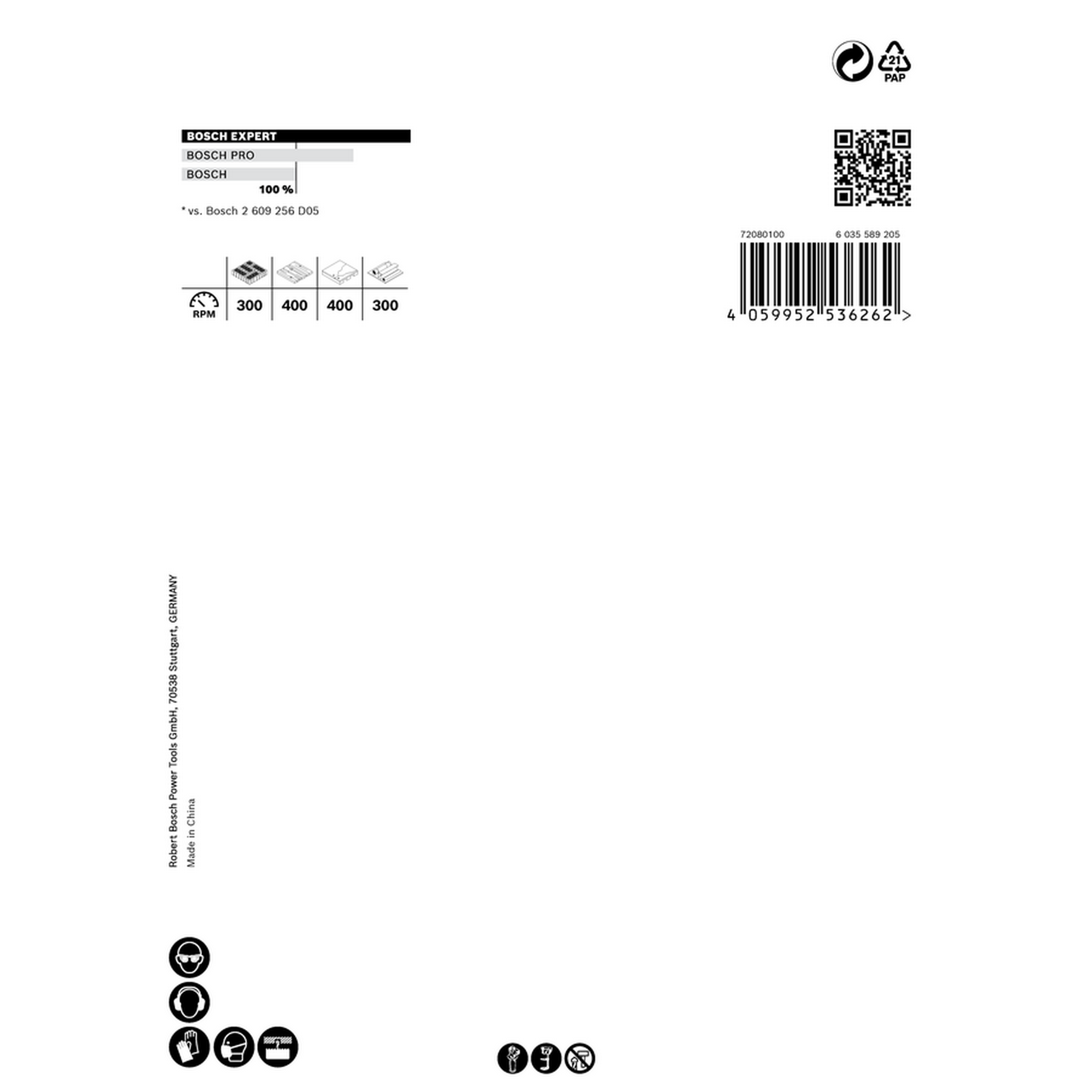 Lochsäge 'EXPERT Construction Material' 102 x 60 mm
