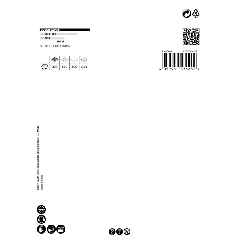 Lochsäge 'EXPERT Construction Material' 102 x 60 mm