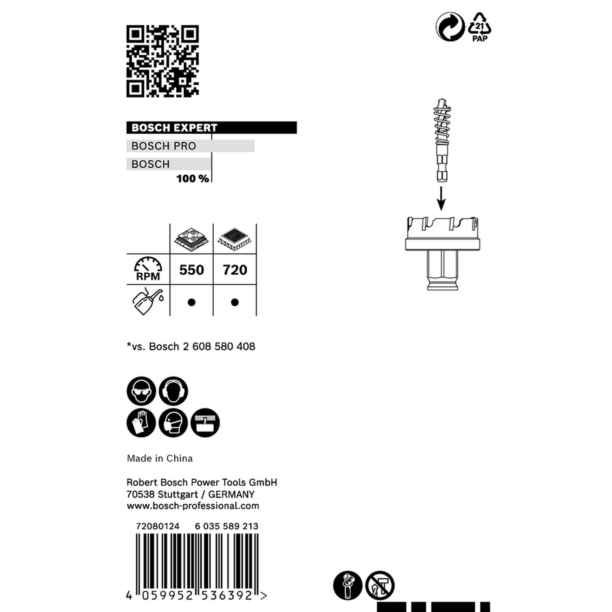 Metal Lochsäge 'EXPERT Sheet' 22 x 5 mm