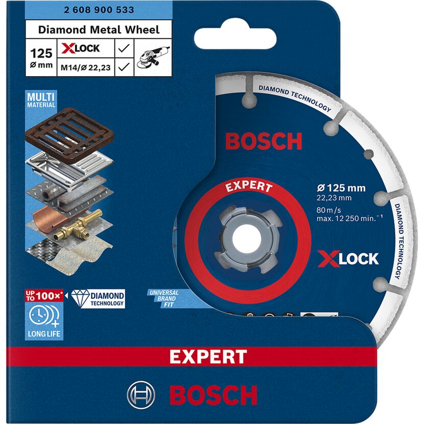 Diamanttrennscheibe 'EXPERT X-LOCK' Ø 125 mm