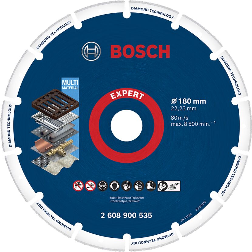 Diamanttrennscheibe 'EXPERT' Ø 180 mm