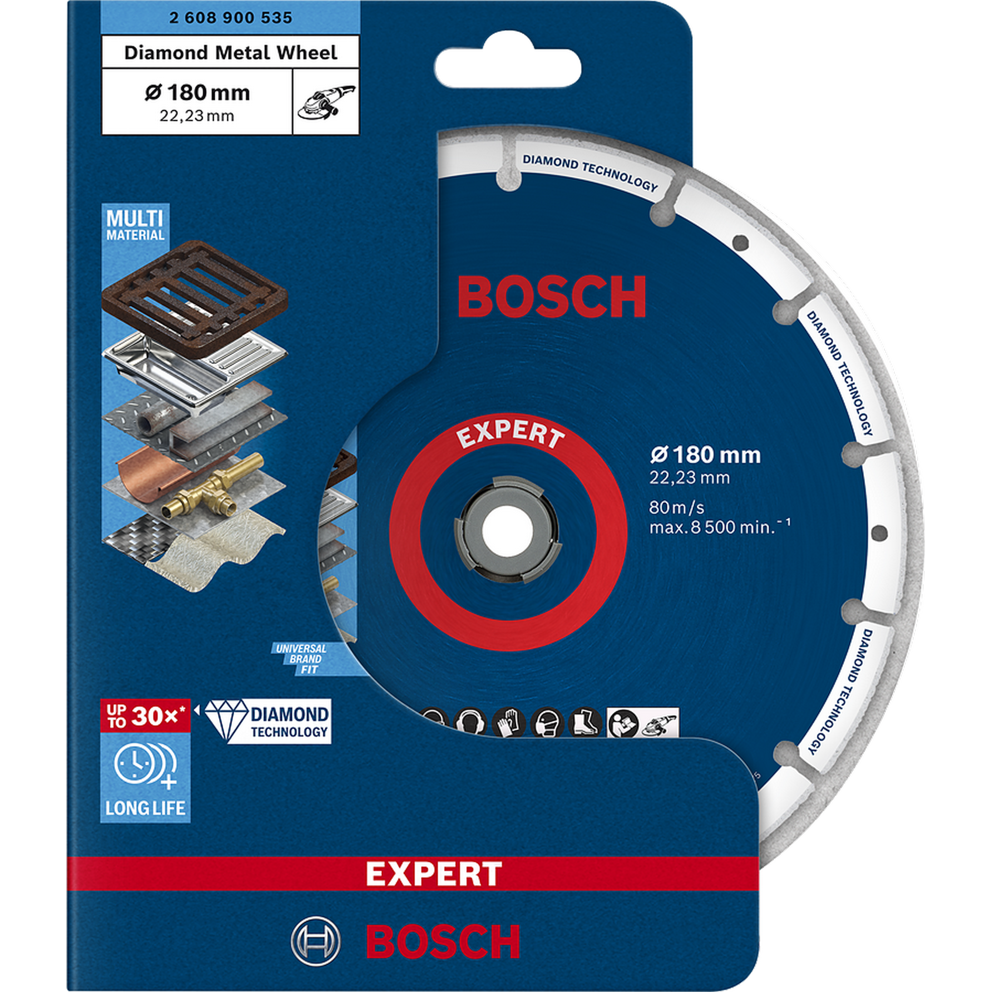 Diamanttrennscheibe 'EXPERT' Ø 180 mm