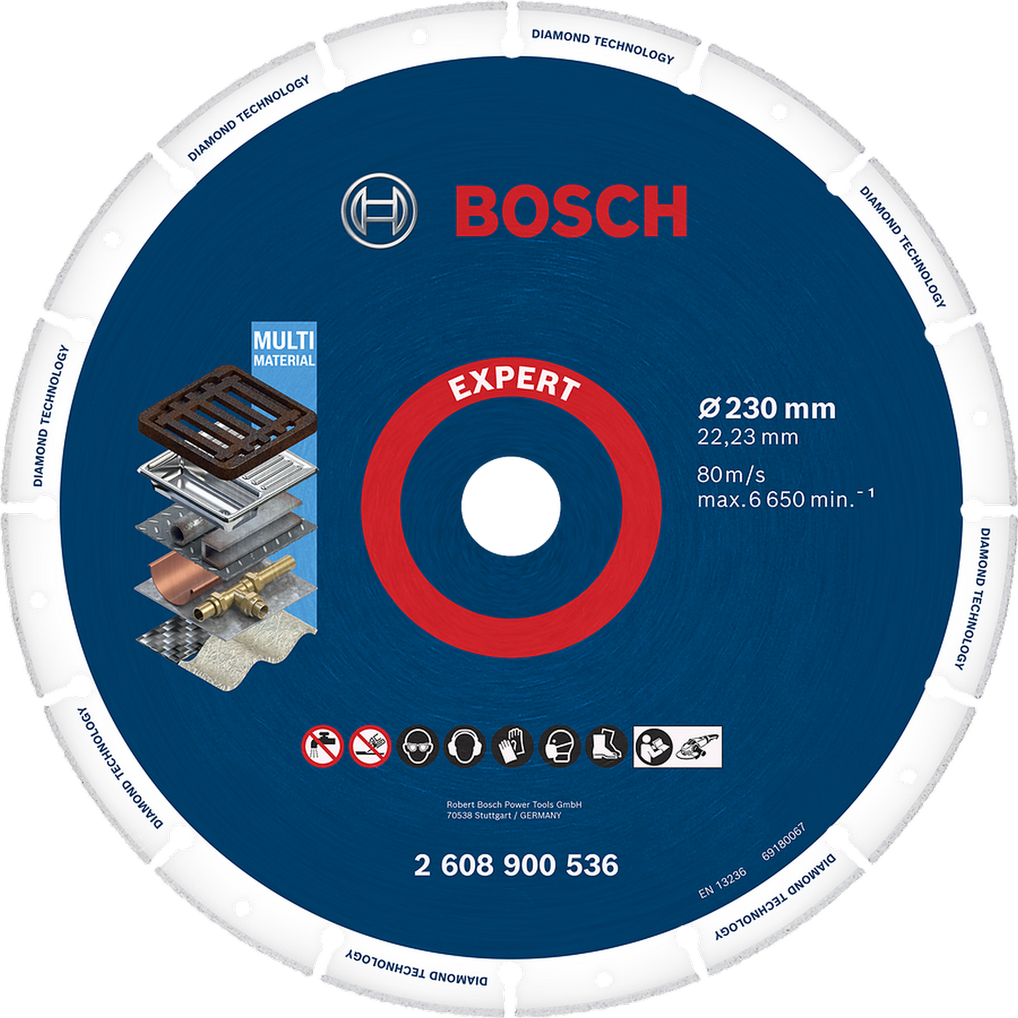 Diamanttrennscheibe 'EXPERT' Ø 230 mm