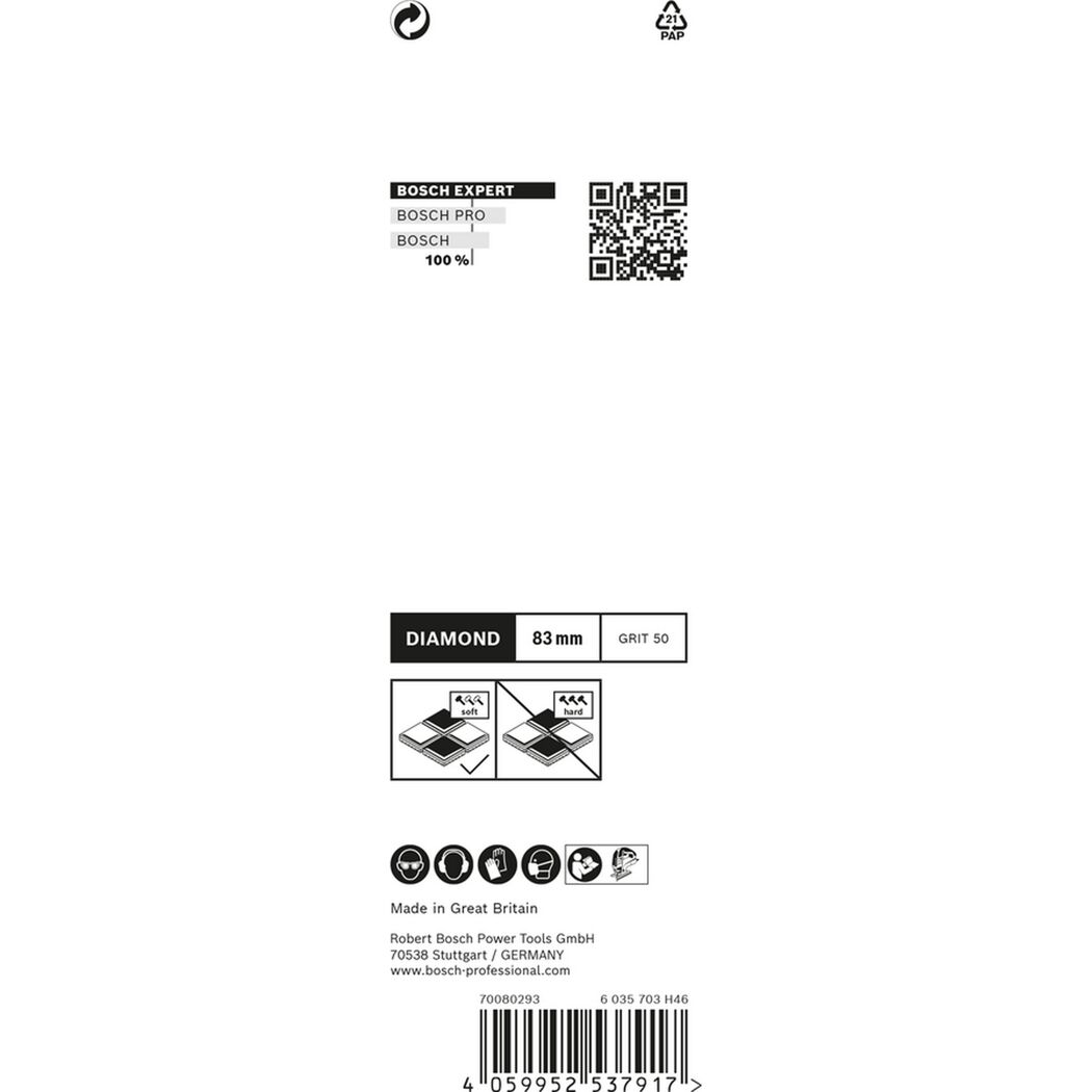 Stichsägeblatt 'Expert Soft Tile Clean T150 RD' 3 Stück