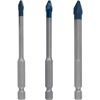 Bohrer-Set 'EXPERT HardCeramic HEX-9' Ø 5-8 mm 3-teilig