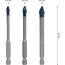 Bohrer-Set 'EXPERT HardCeramic HEX-9' Ø 5-8 mm 3-teilig