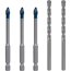 Bohrer Mixed Set 'EXPERT HEX-9 HardCeramic' Ø 6 mm 5-teilig