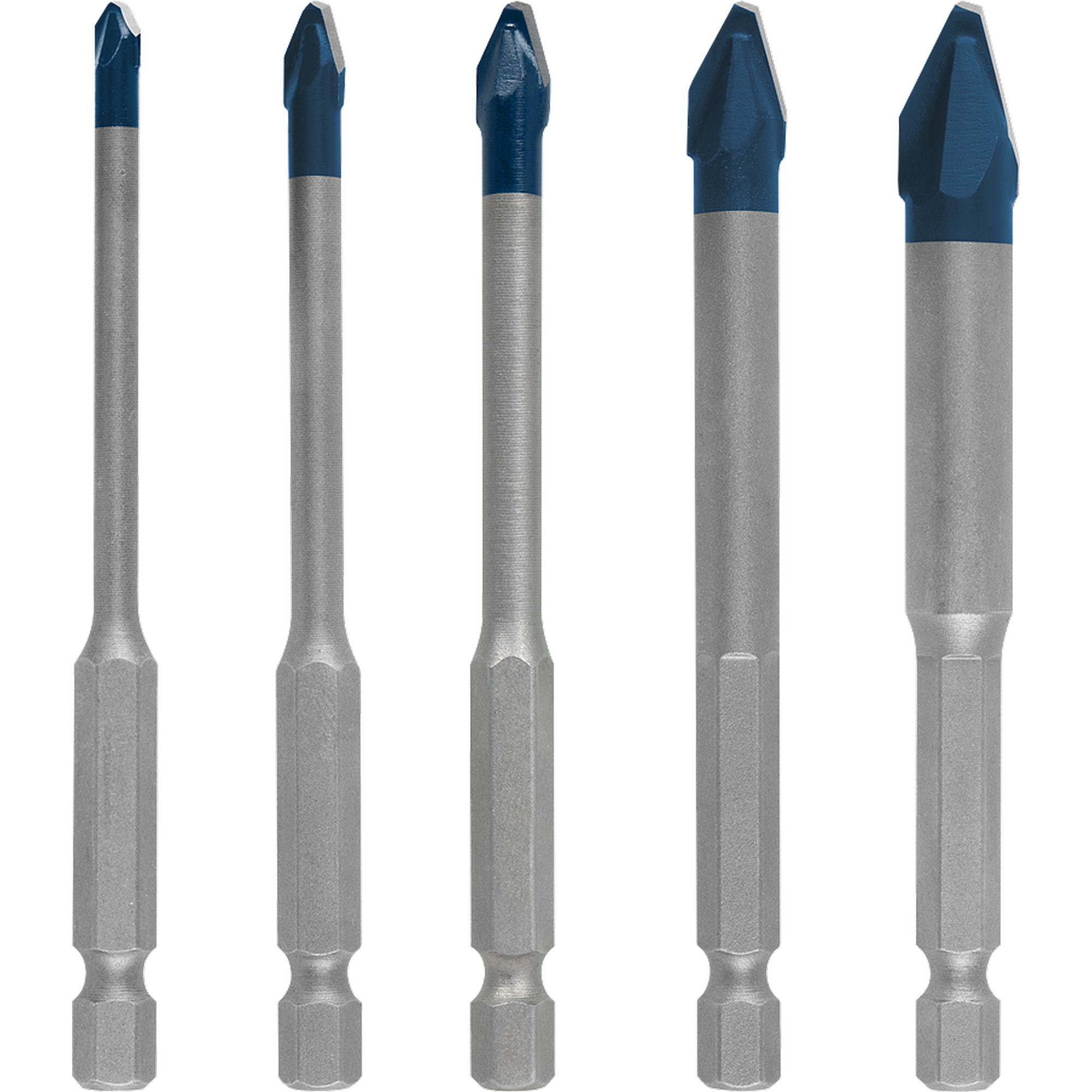 HardCeramic Bohrer-Set 'EXPERT HEX 9' Ø  4-10 mm 5-teilig