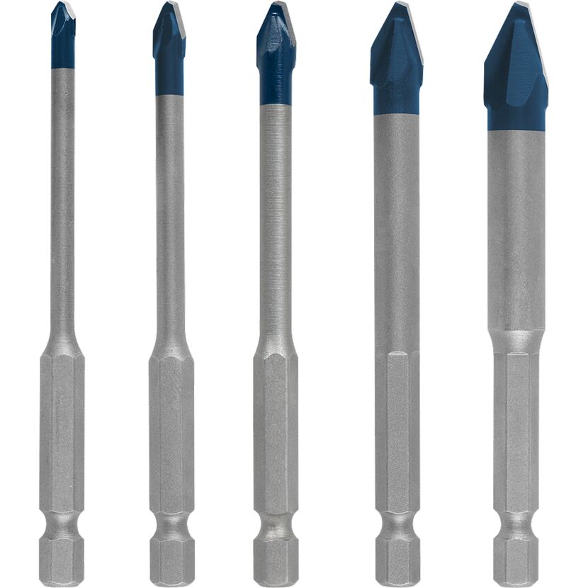 HardCeramic Bohrer-Set 'EXPERT HEX 9' Ø  4-10 mm 5-teilig