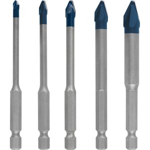 HardCeramic Bohrer-Set 'EXPERT HEX 9' Ø 4-10 mm 5-teilig