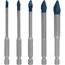 HardCeramic Bohrer-Set 'EXPERT HEX 9' Ø  4-10 mm 5-teilig