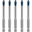 Dachziegel-Bohrer-Set 'EXPERT HEX-9 HardCeramic' Ø 6 mm 5-teilig