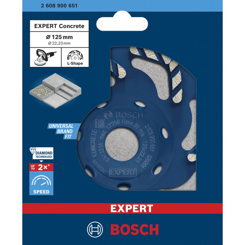 Diamanttopfscheibe 'EXPERT Concrete' Ø 125 mm