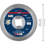 Diamanttrennscheibe 'EXPERT HardCeramic X-LOCK' Ø 125 mm