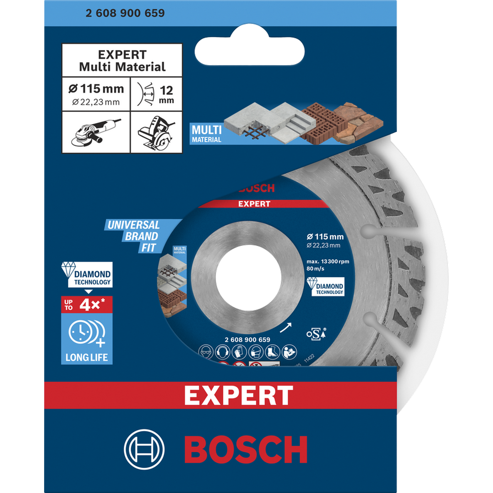 Diamanttrennscheibe 'EXPERT MultiMateria'l Ø 115 mm
