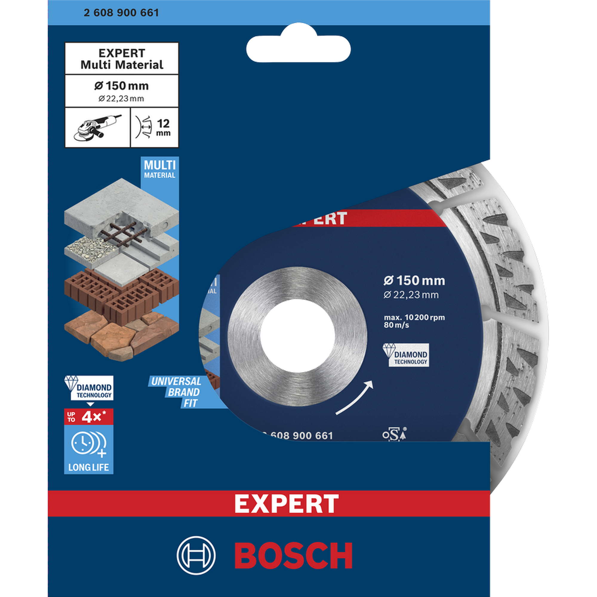 Diamanttrennscheibe 'EXPERT MultiMateria'l Ø 150 mm