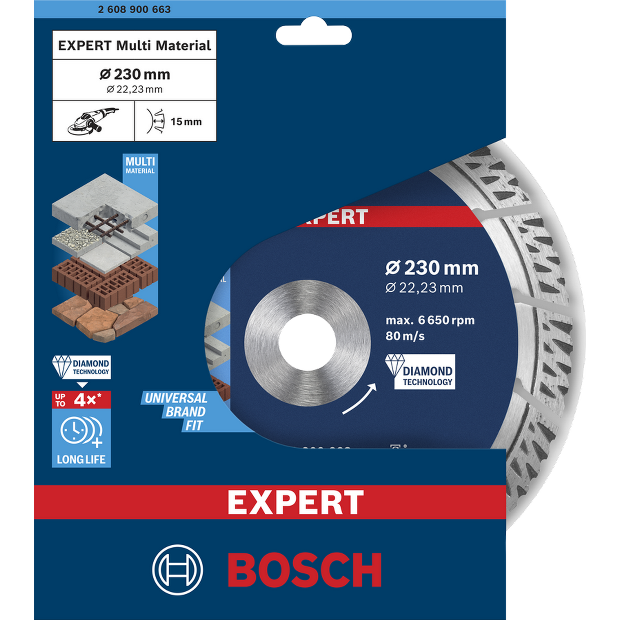 Diamanttrennscheibe 'EXPERT MultiMateria'l Ø 230 mm