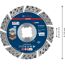 Diamanttrennscheibe 'EXPERT MultiMaterial X-LOCK' Ø 125 mm