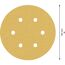 Rundes Schleifpapier mit Löchern