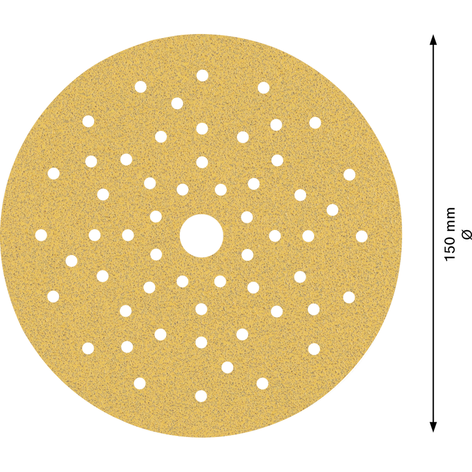 Rundes Schleifpapier mit Löchern