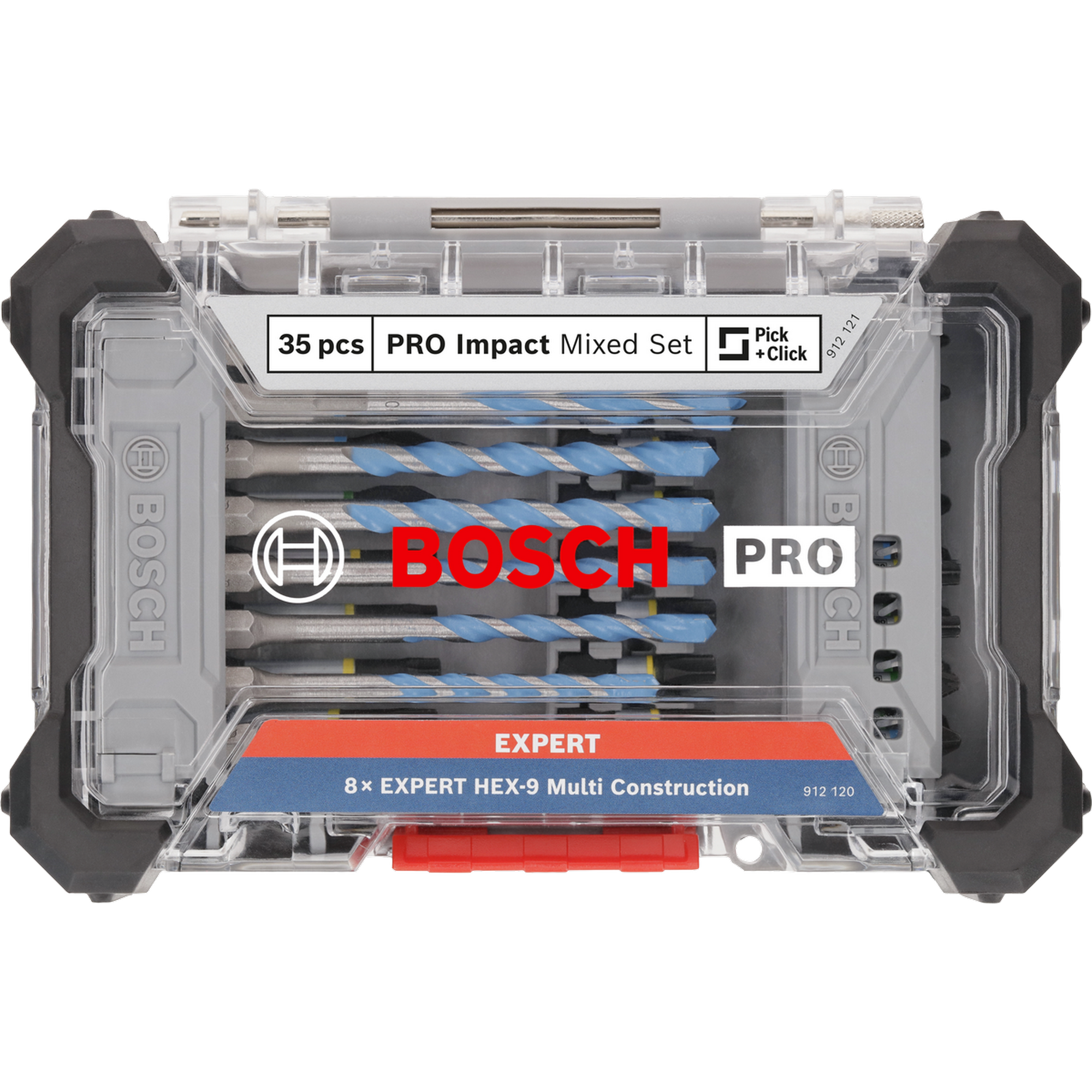 Schrauberbits und Bohrer-Set 'Pro Impact Mixed' 35-teilig