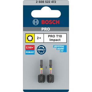 Schrauberbit 'Pro Torx Impact' T10, 25 mm 2-teilig