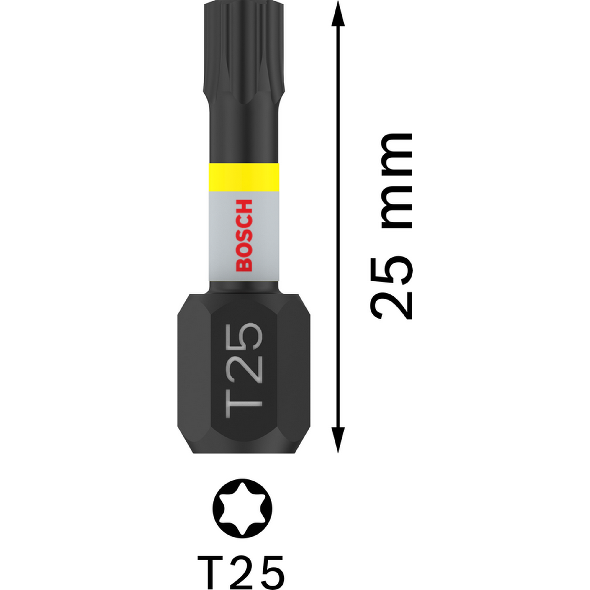 Schrauberbit 'Pro Torx Impact' T25, 25 mm 2-teilig