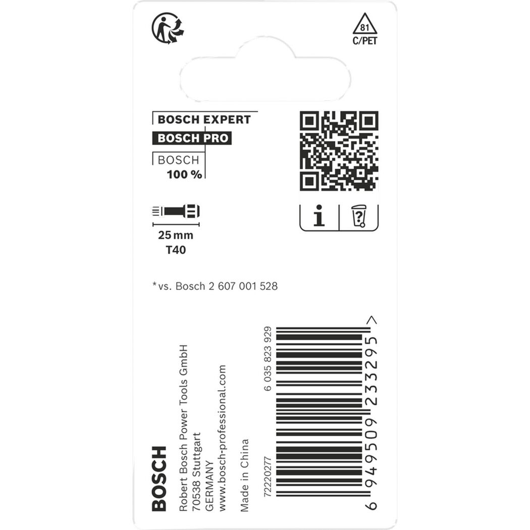 Schrauberbit 'Pro Torx Impact' T40, 25 mm 2-teilig