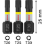 Schrauberbit-Set 'Pro T Impact' T20/T25/T30 x 25 mm, 3-teilig