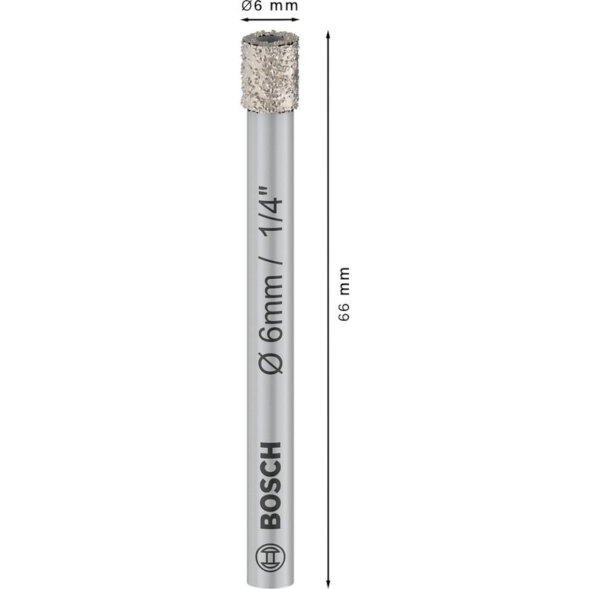Bohrer 'PRO Ceramic dry' 6 x 66 mm