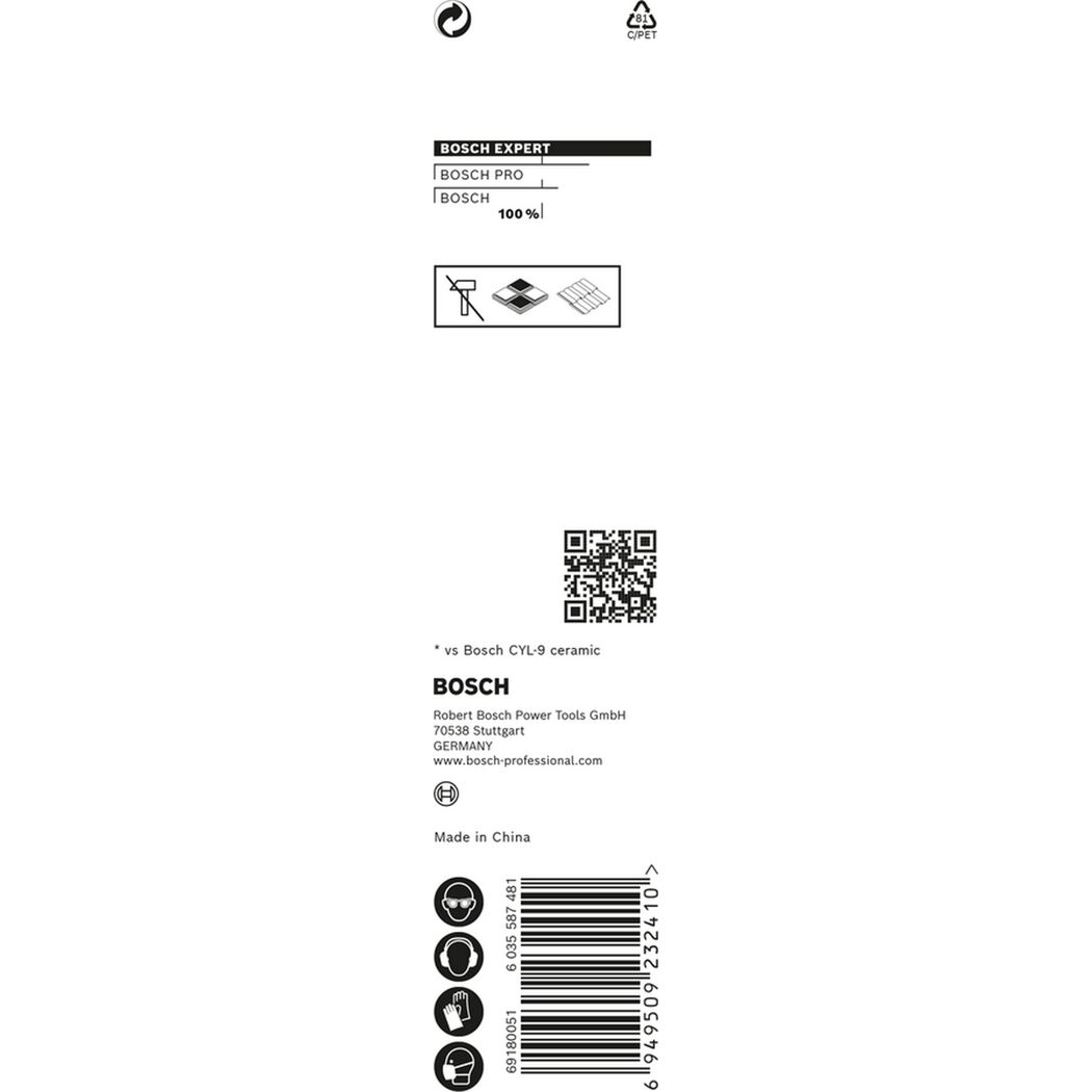 Bohrer 'EXPERT HEX-9 HardCeramic' 5 x 90 mm