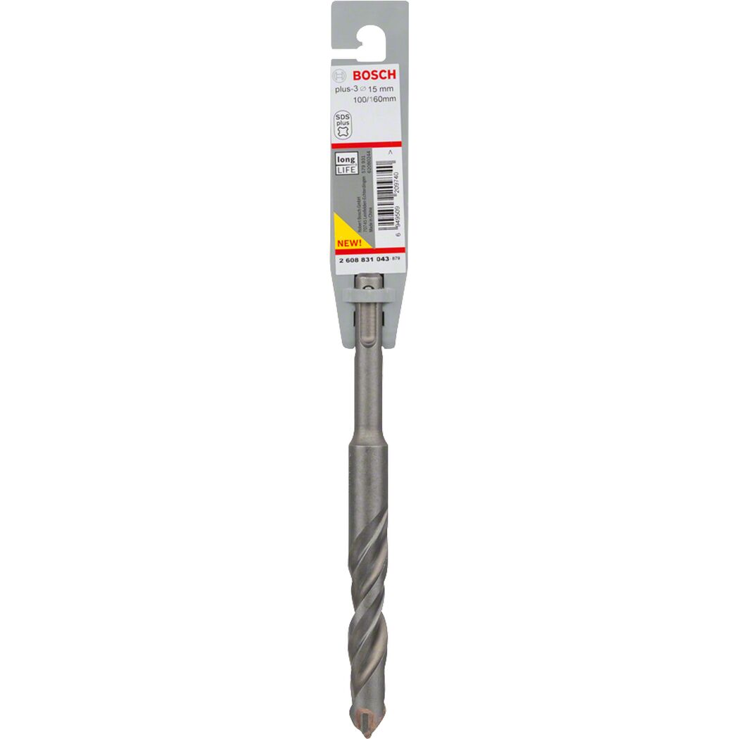 Hammerbohrer 'SDS Plus-3' Ø 15 x 100 x 160 mm