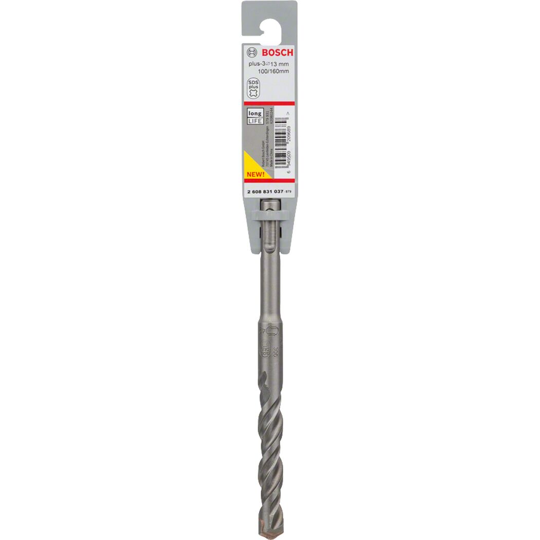 Hammerbohrer 'SDS Plus-3' Ø 13 x 100 x 160 mm