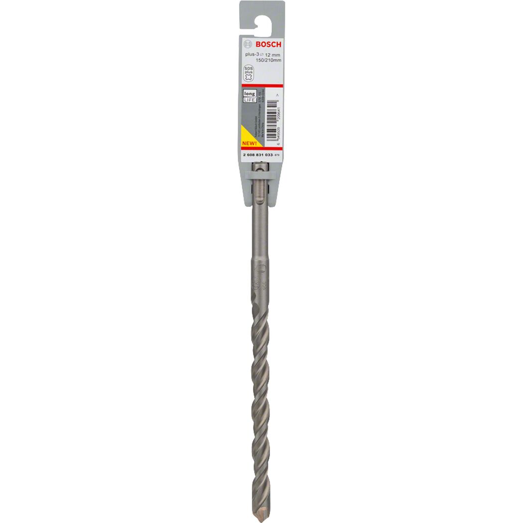 Hammerbohrer 'SDS Plus-3' Ø 12 x 150 x 210 mm