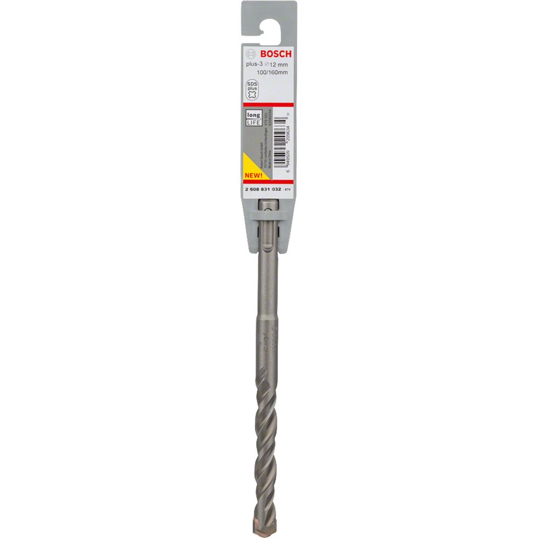 Hammerbohrer 'SDS Plus-3' Ø 12 x 100 x 160 mm
