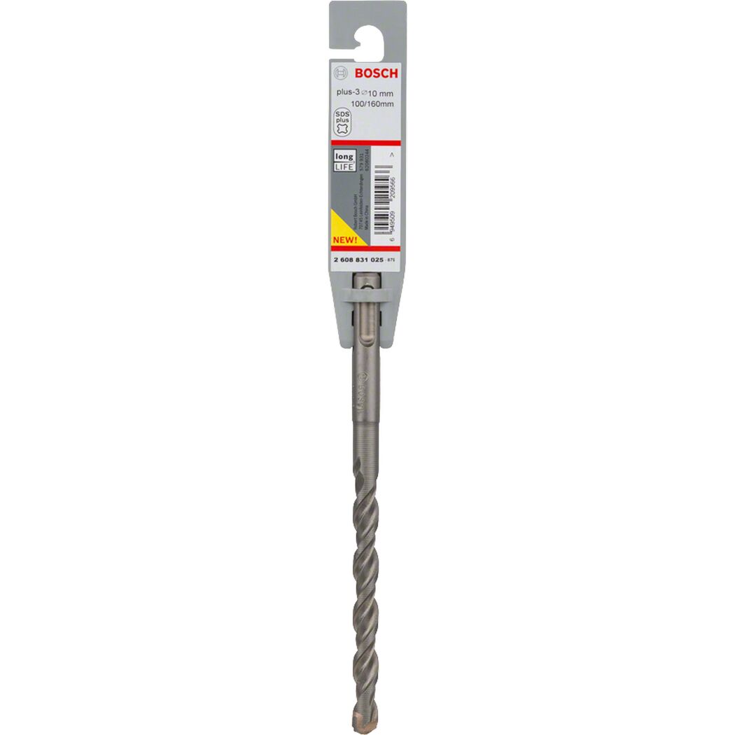 Hammerbohrer 'SDS Plus-3' Ø 10 x 100 x 160 mm