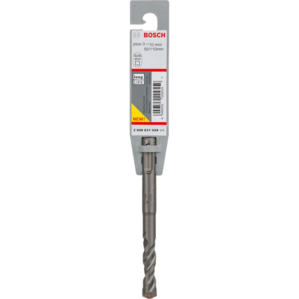 Hammerbohrer 'SDS Plus-3' Ø 10 x 50 x 110 mm
