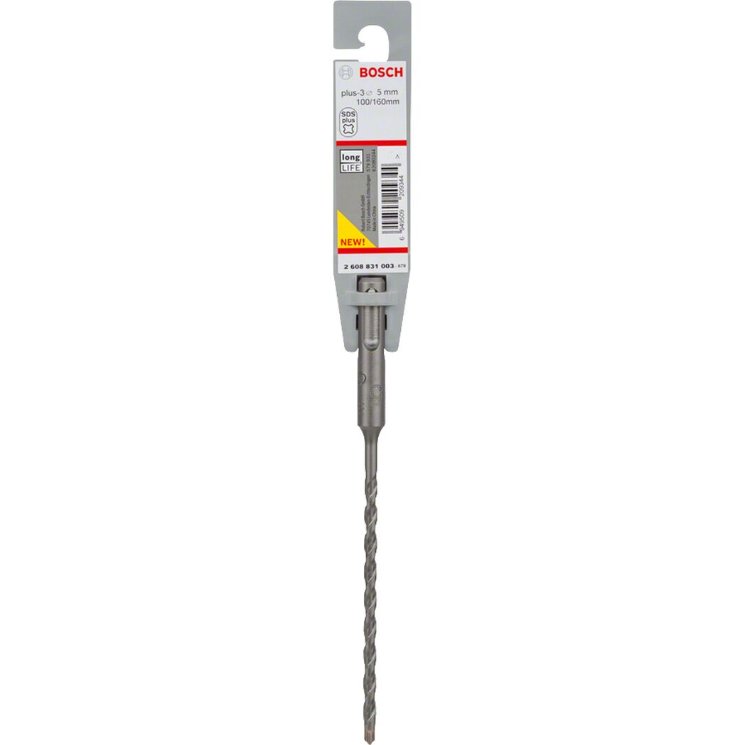 Hammerbohrer 'SDS Plus-3' Ø 5 x 100 x 160 mm