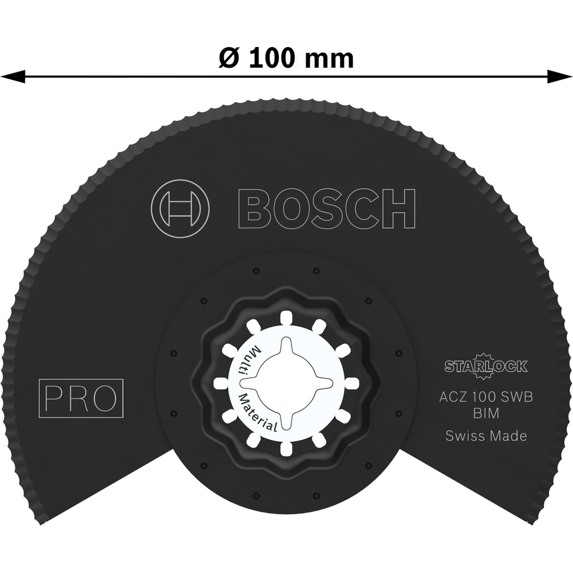 Sägeblatt für Multifunktionswerkzeuge 'PRO ACZ 100 SWB' 100 mm