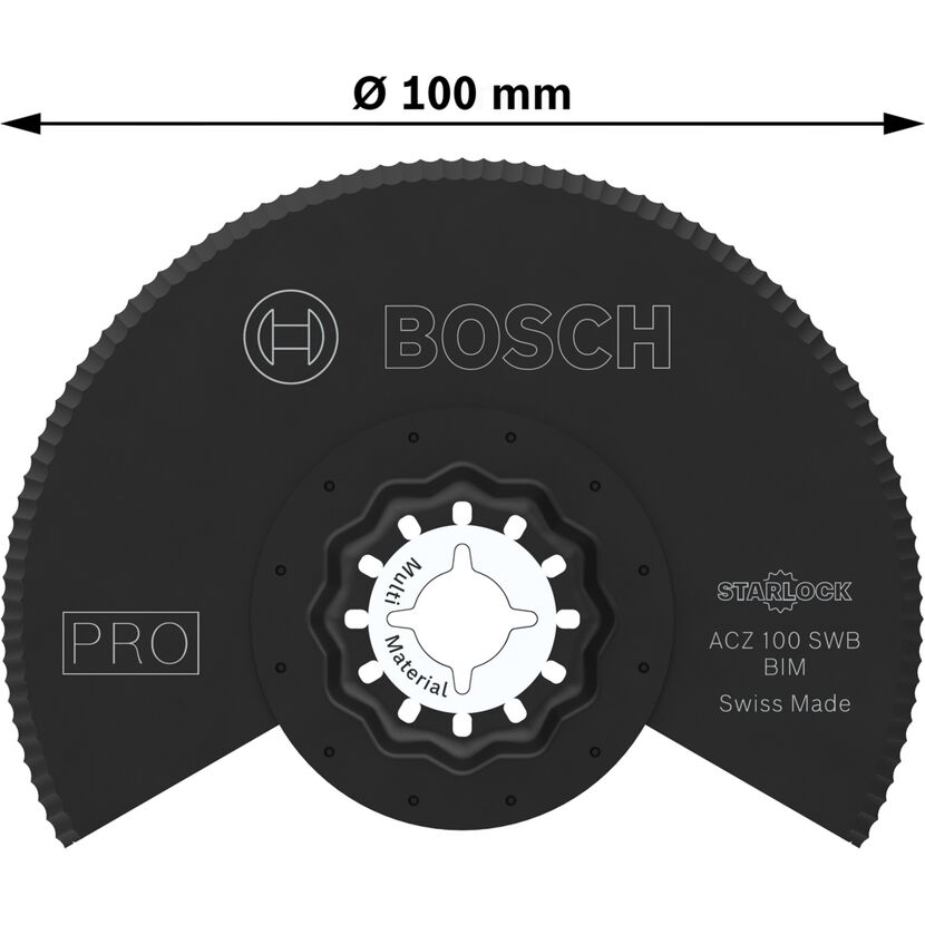 Sägeblatt für Multifunktionswerkzeuge 'PRO ACZ 100 SWB' 100 mm