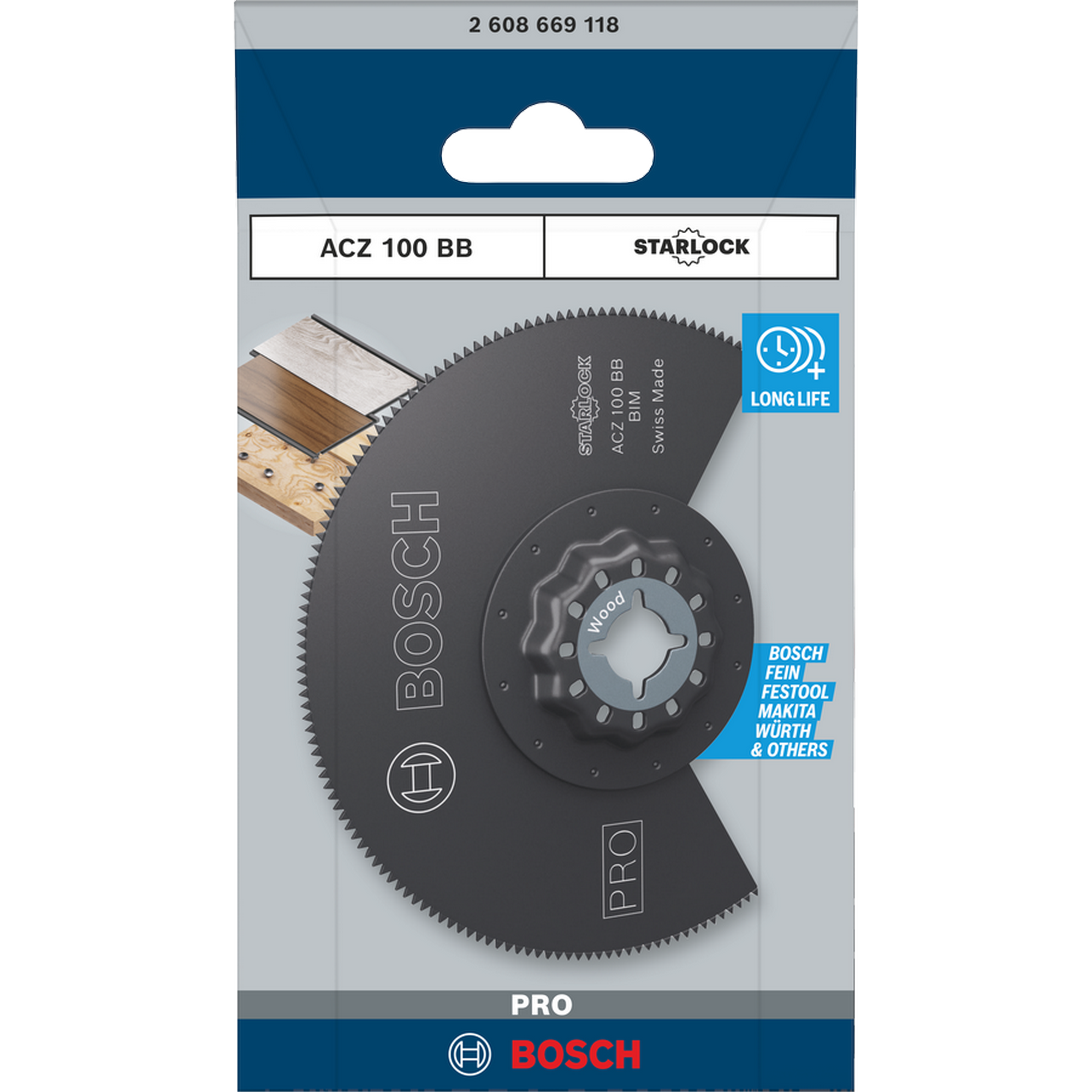 Sägeblatt für Multifunktionswerkzeuge 'PRO ACZ 100 BB' 100 mm