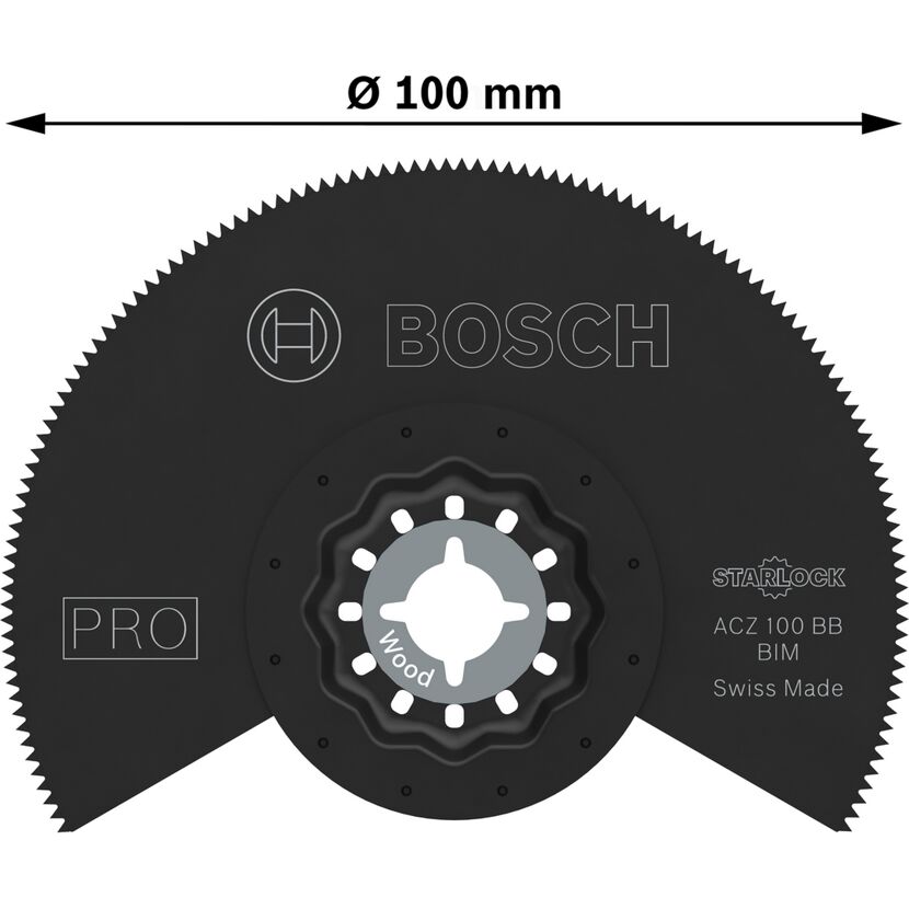 Sägeblatt für Multifunktionswerkzeuge 'PRO ACZ 100 BB' 100 mm