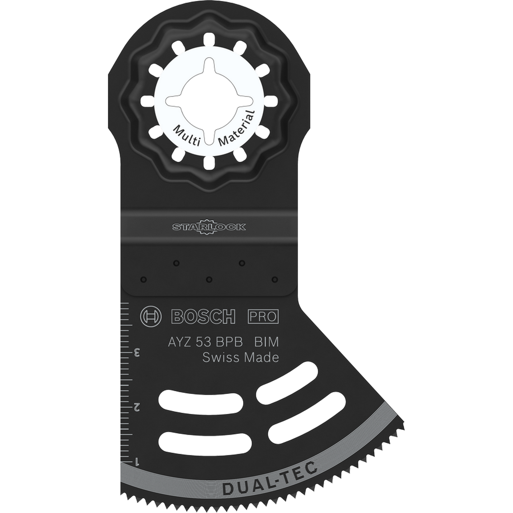 Sägeblatt für Multifunktionswerkzeuge 'PRO AYZ 53 BPB' 53 x 40 mm