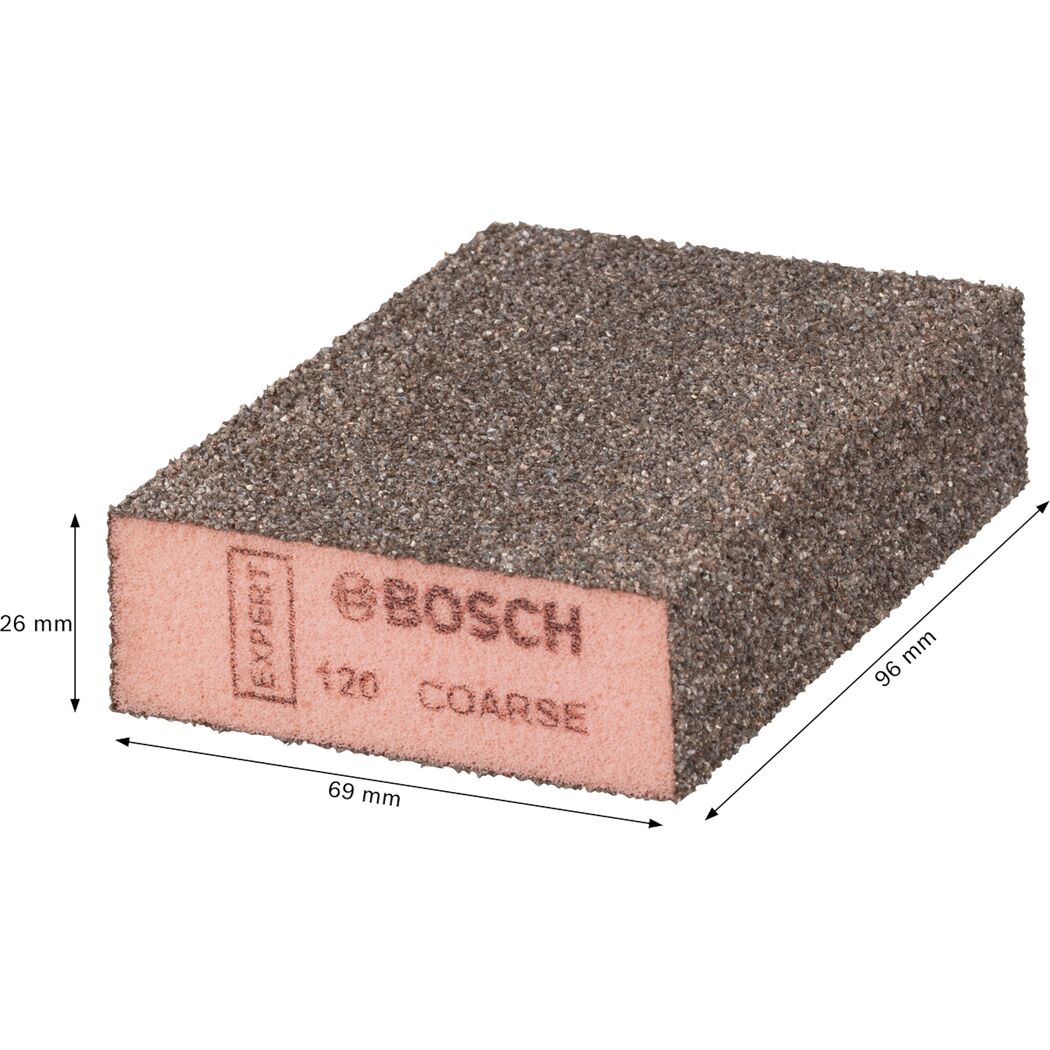 Standard-Schleifblock 'Expert S471' grob 26 × 69 × 97 mm