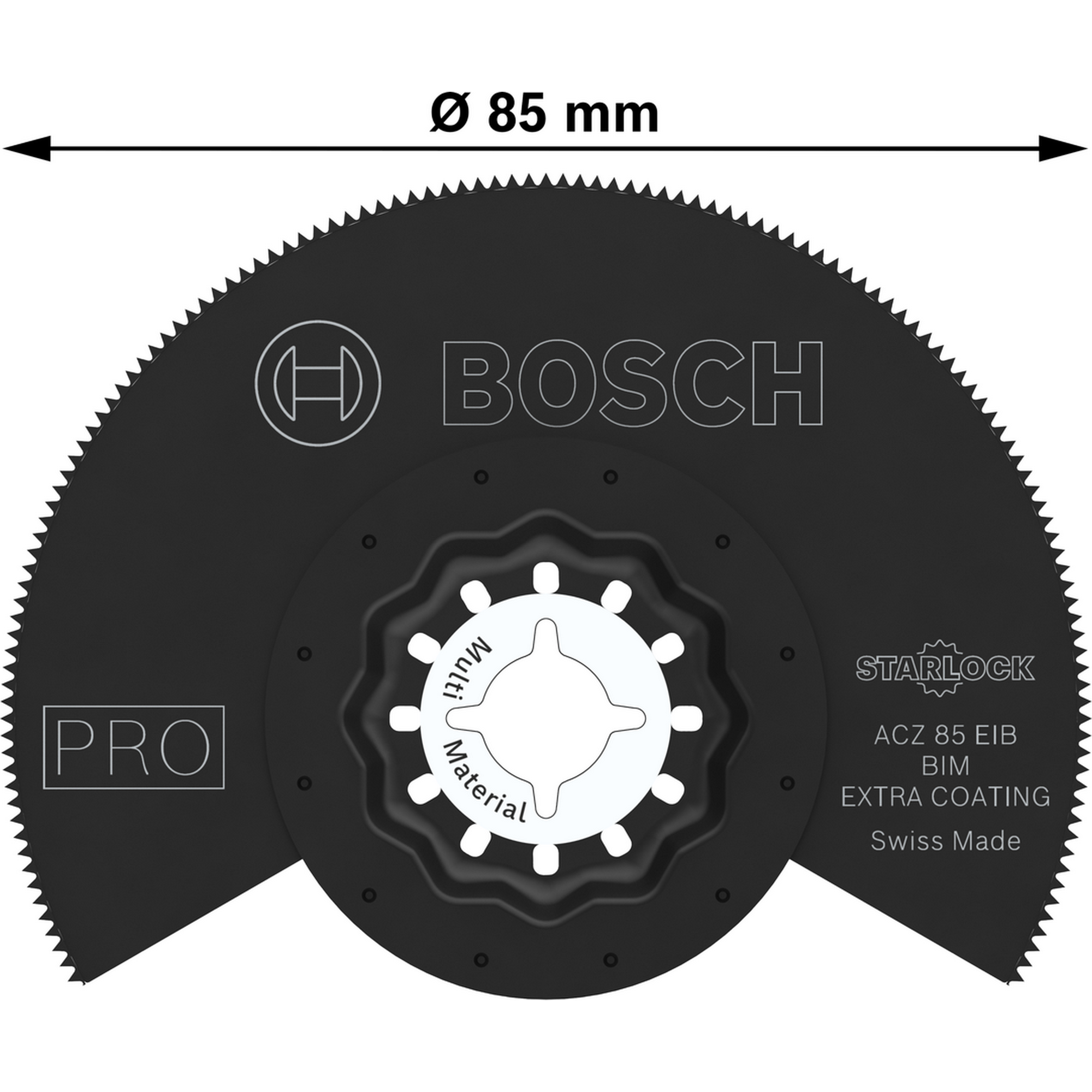 Sägeblatt für Multifunktionswerkzeuge 'PRO ACZ 85 EIB' 85 mm